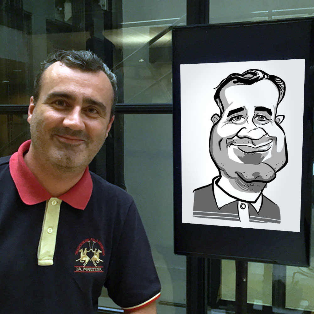 Firemní akce - karikatury hostům